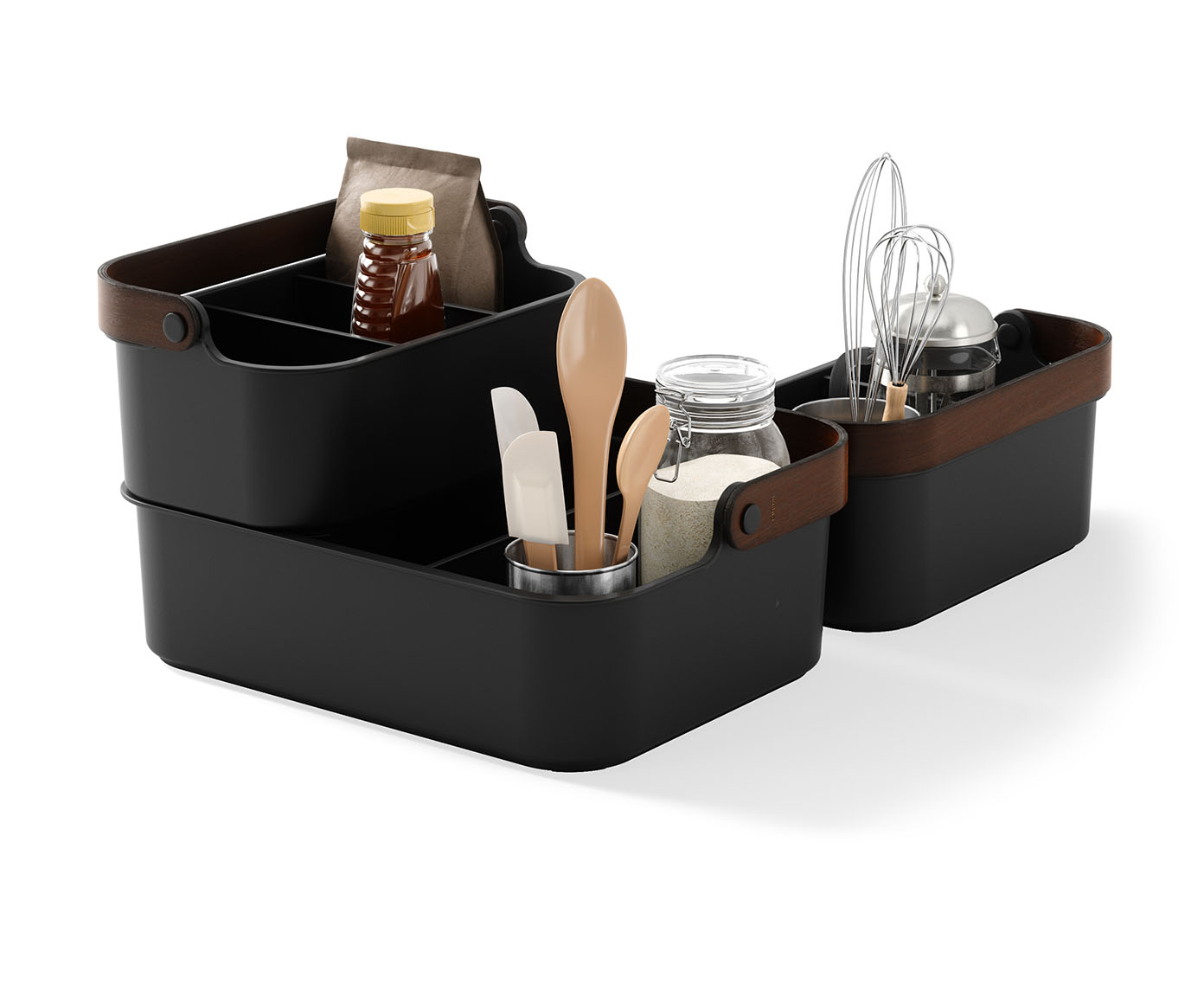 Cesto Organizador Bellwood Bin Preto image number 8