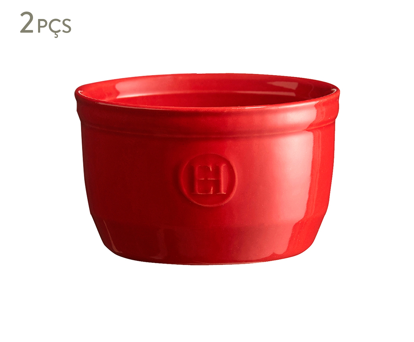 Jogo de Ramequins Emily Henry Vermelho image number 0