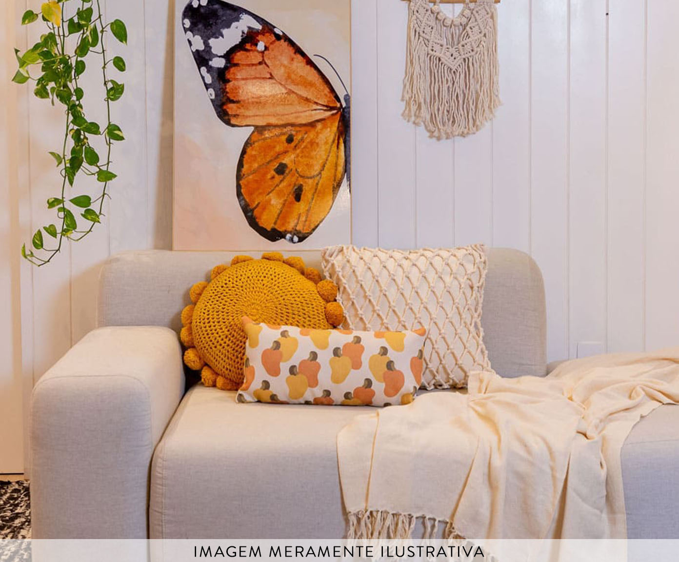 Almofada Gipsy Handmade Mostarda - image 1