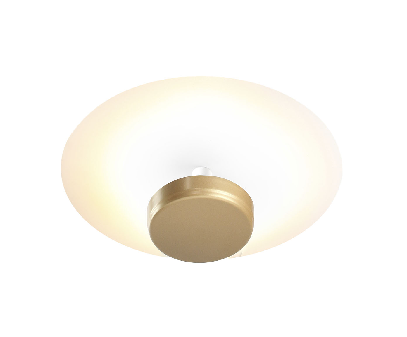 Plafon de Sobrepor Slice Dourado Ono Bivolt - G - image 0