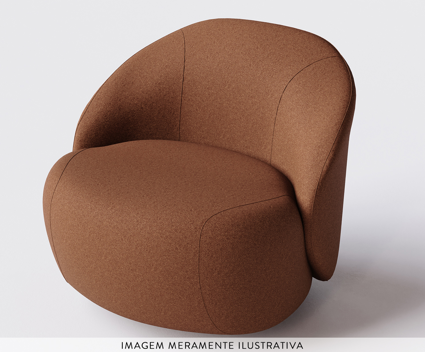 Poltrona Zoe Marrom Terroso image number 3