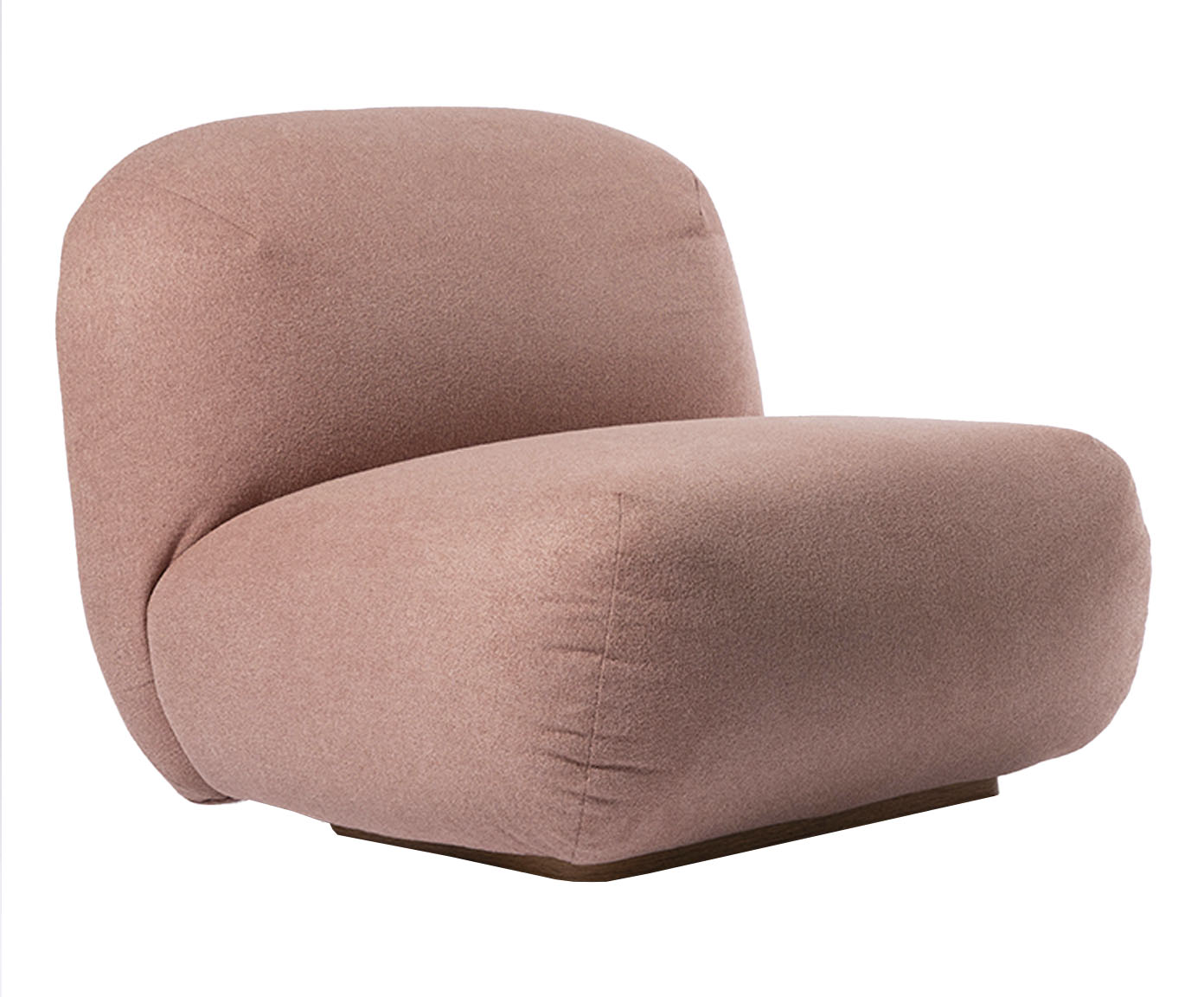 Poltrona em Veludo Boucle Nube Rose - image 0