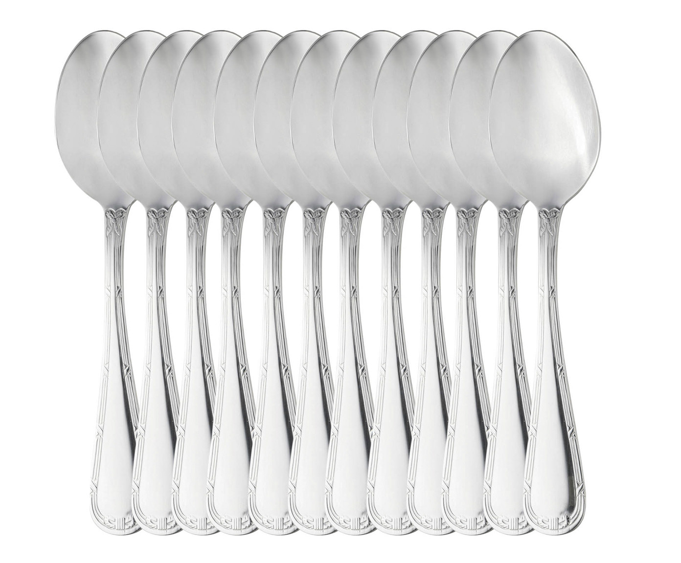 Jogo de Colheres de Mesa em Inox Crois&eacute; image number 3