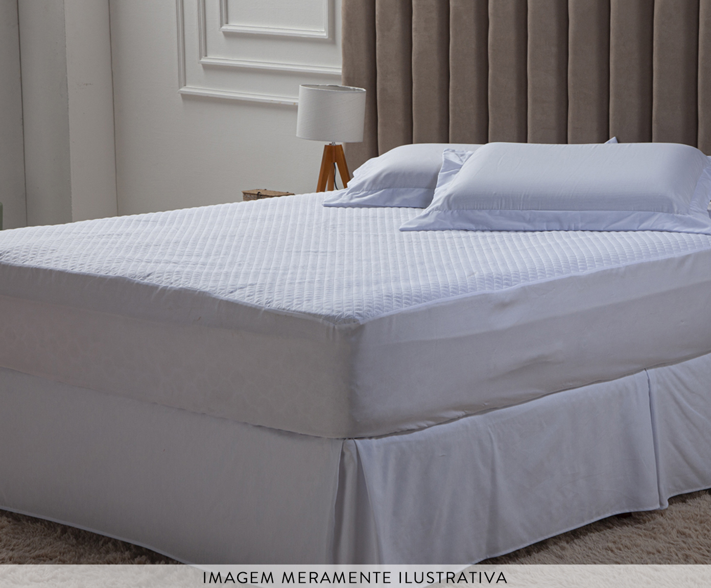 Saia Box para Cama Essencialle Branco - image 1