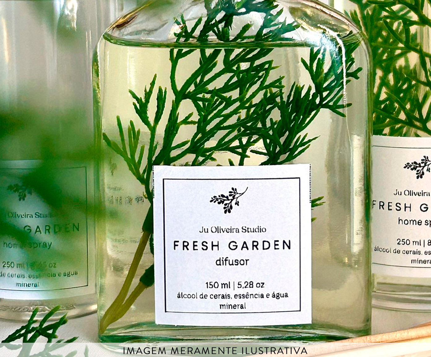 Difusor com Varetas Fresh Garden - 150ml - image 1