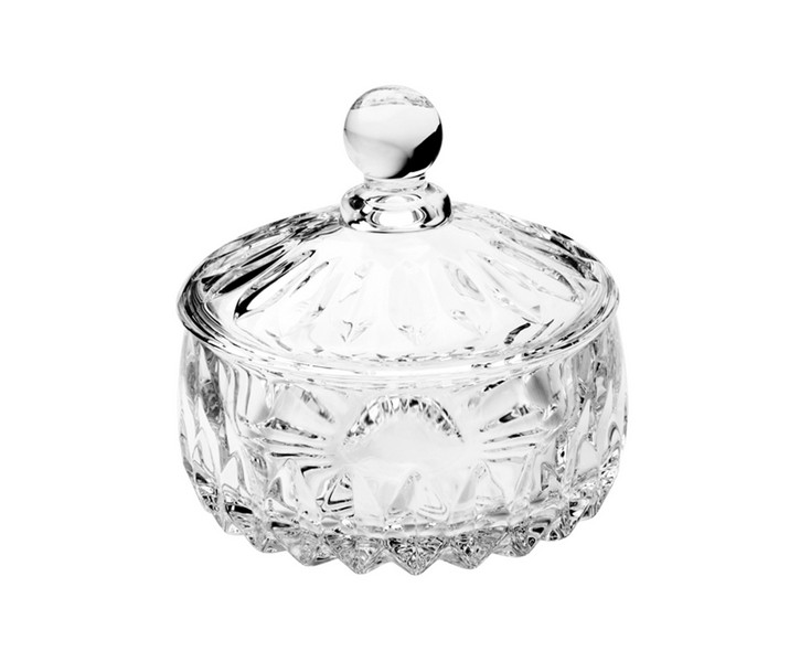 Pote Decorativo em Cristal Louise Transparente image number 0