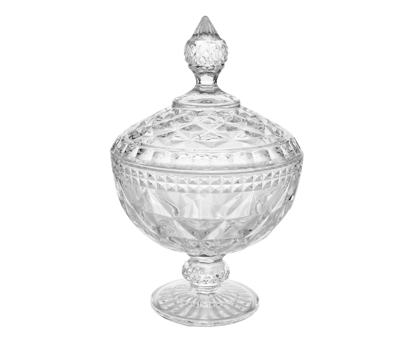 Bomboniere em Cristal Diamond Transparente - image 0