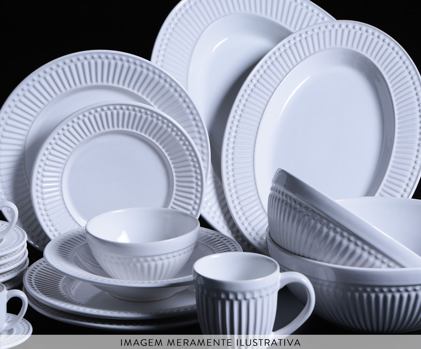 Aparelho de Jantar Roma Branco - image 1