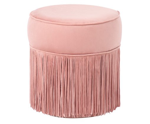 Puff Franja Simples - Rosa - image 0