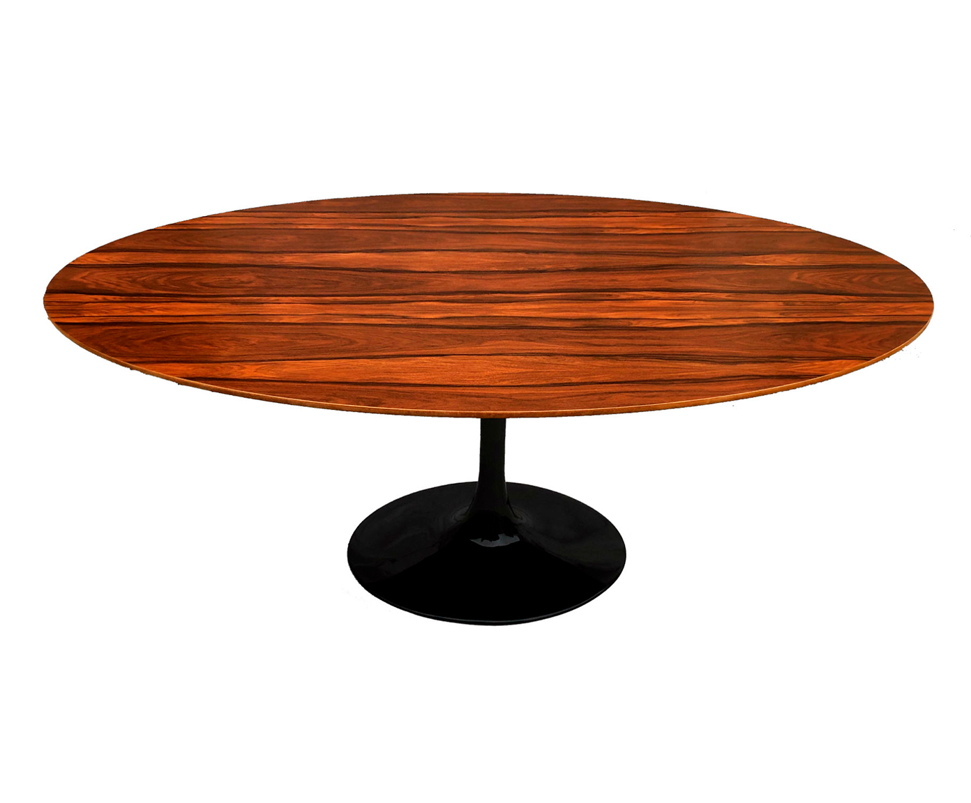 Mesa Saarinen Oval Pau Ferro Base Preta - image 1