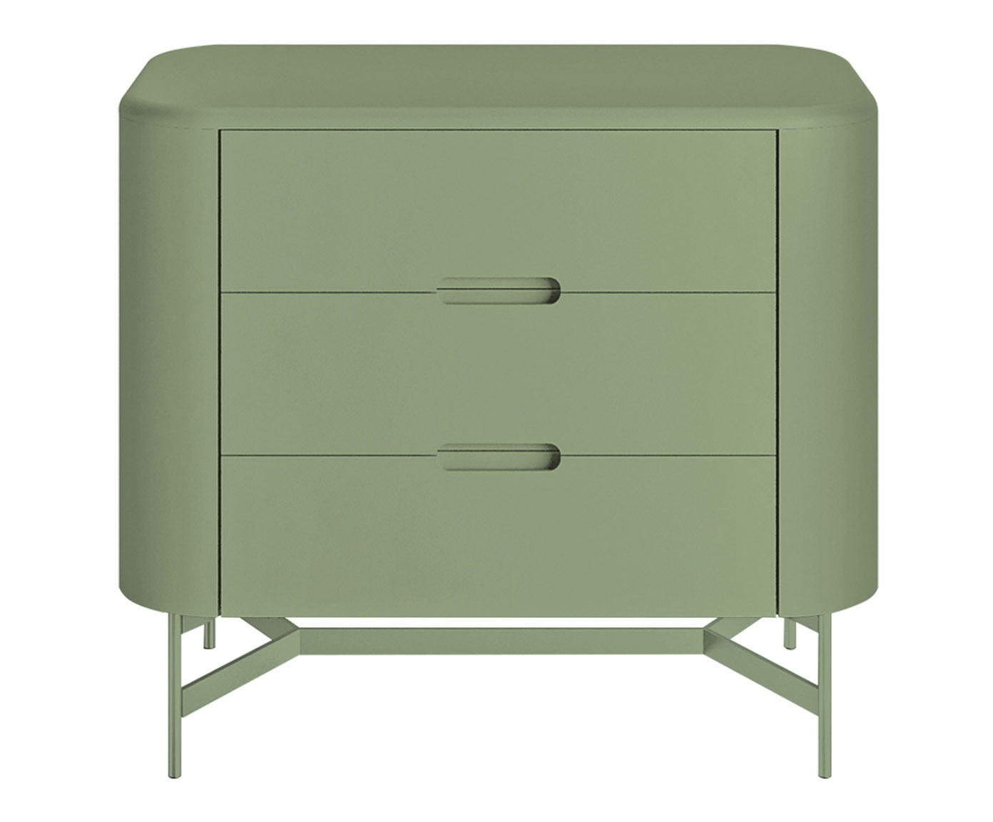 Mesa de Cabeceira Greyz Verde Caru&aacute; - image 0