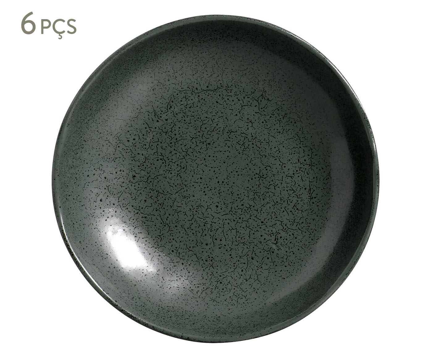 Jogo de Pratos Fundo Bio Greenery Verde - image 0