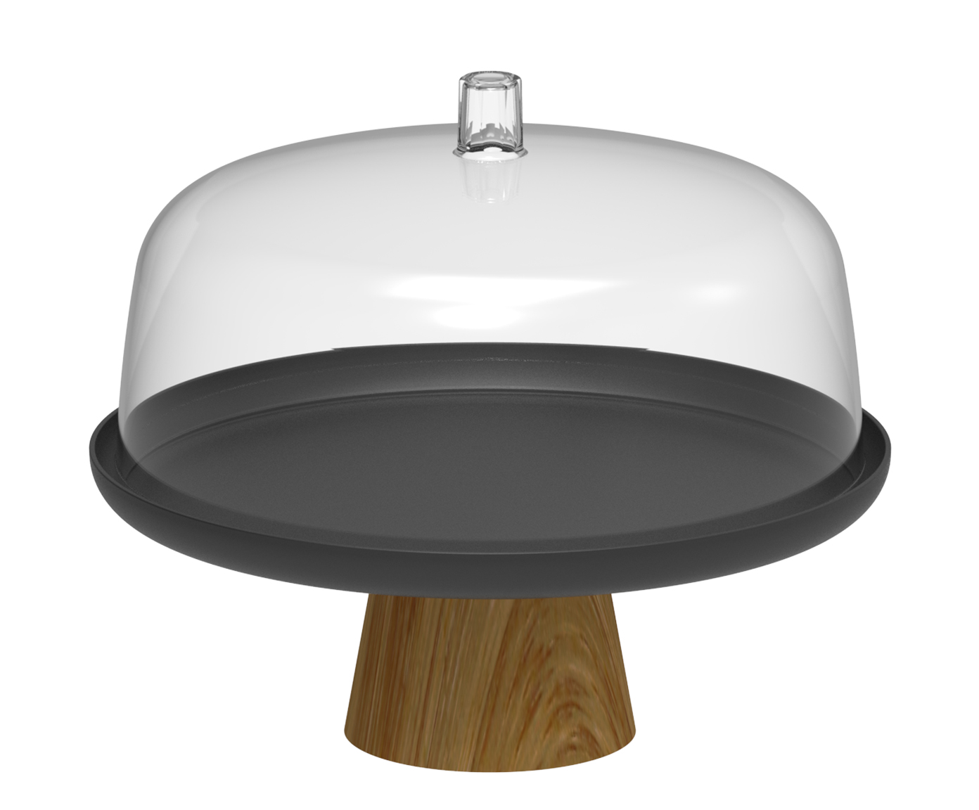 Boleira com Cupula e P&eacute; Lume Preto - image 0