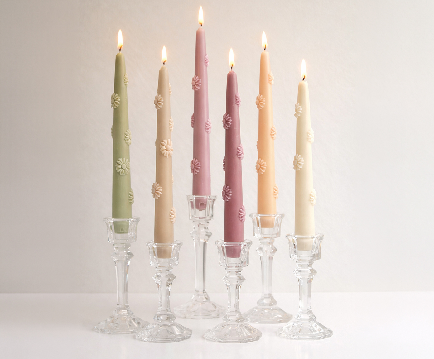 Jogo de Velas para Casti&ccedil;al com Flores Garden - image 1