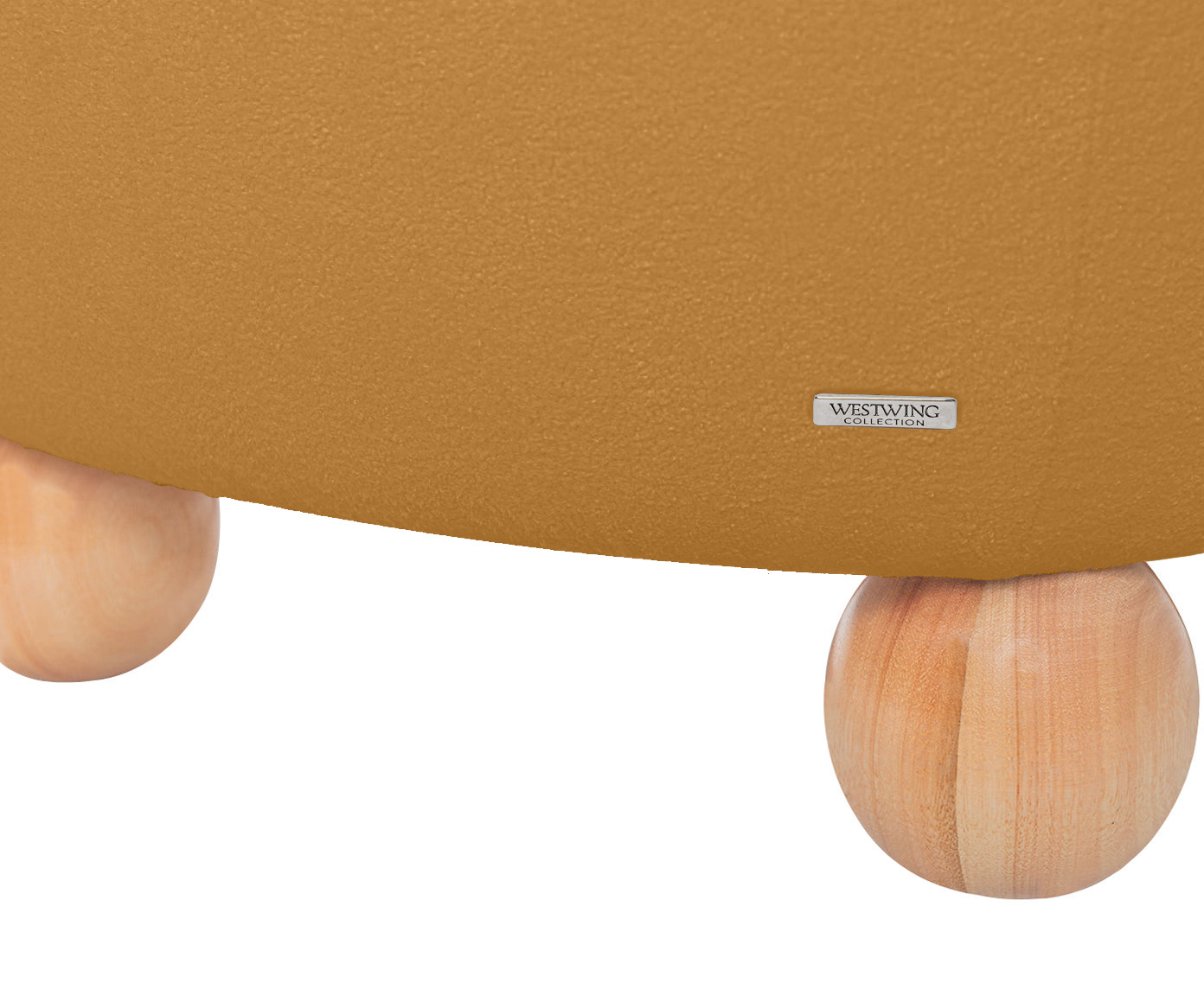 Puff Ball Feet em Boucle Aveludado Amarelo Ocre image number 4