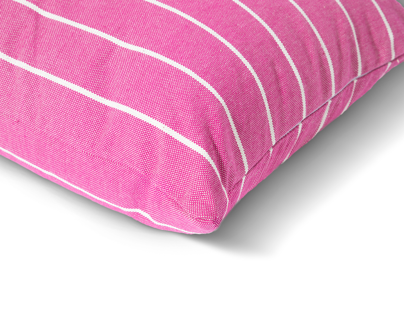 Capa de Almofada Jacquard Nouveau Listras Rosa image number 3