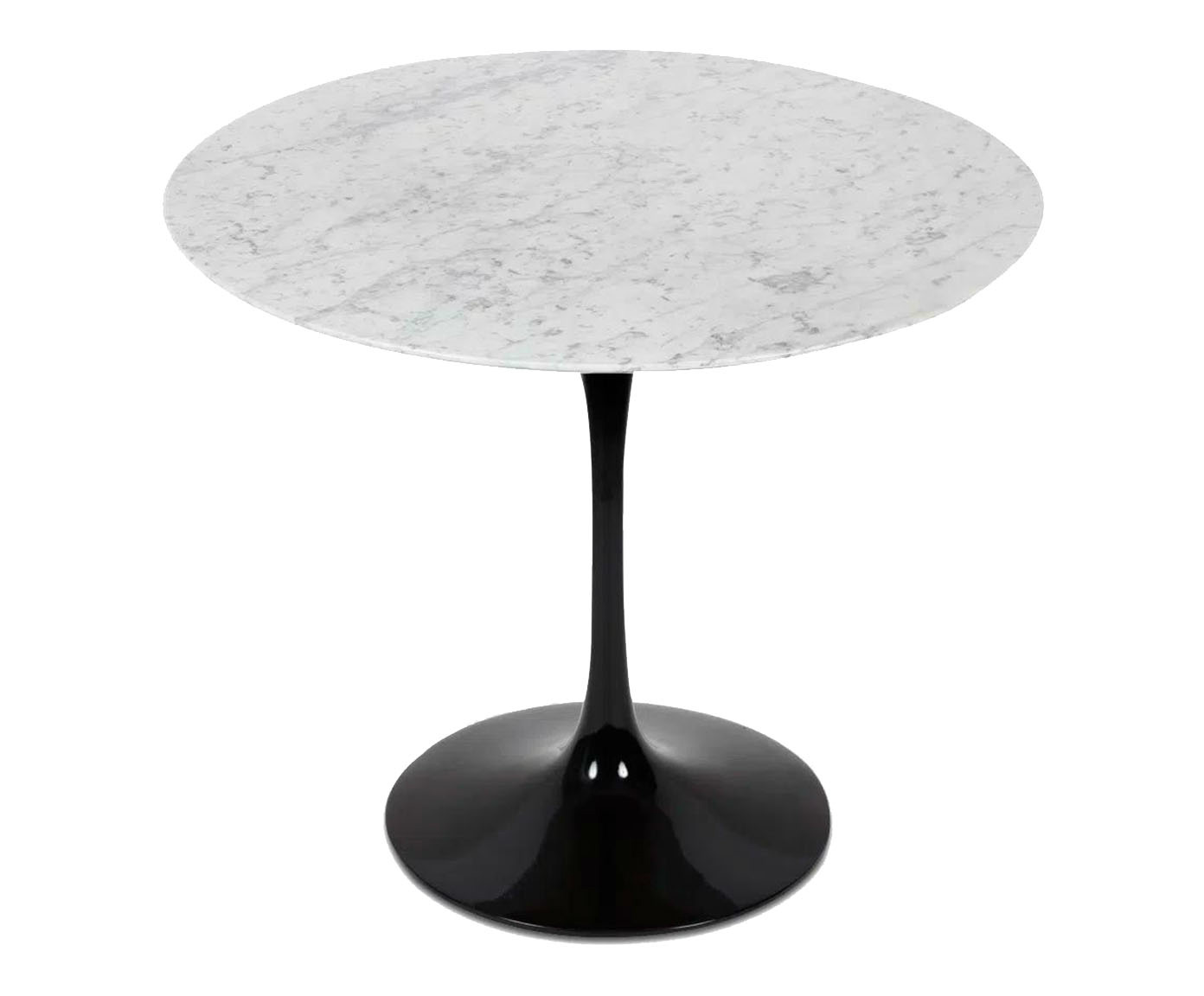Mesa Saarinen Redonda Carrara Base Preta - image 0