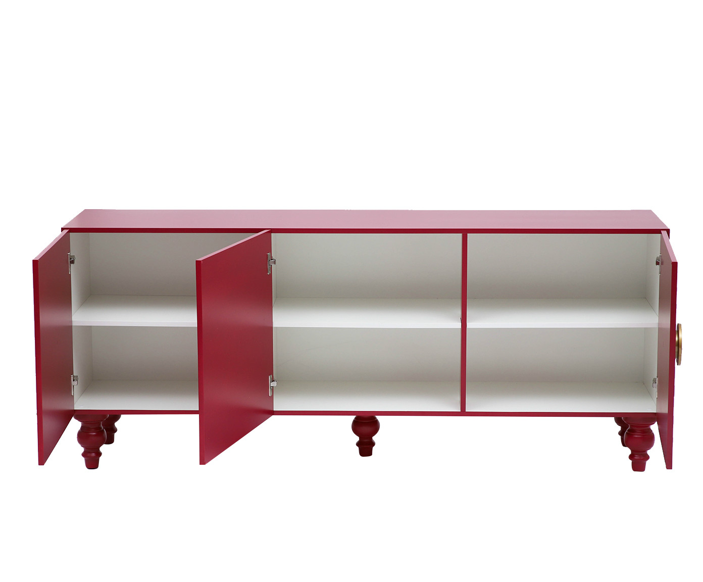 Balc&atilde;o Portal Three Firebrick - Vermelho image number 4