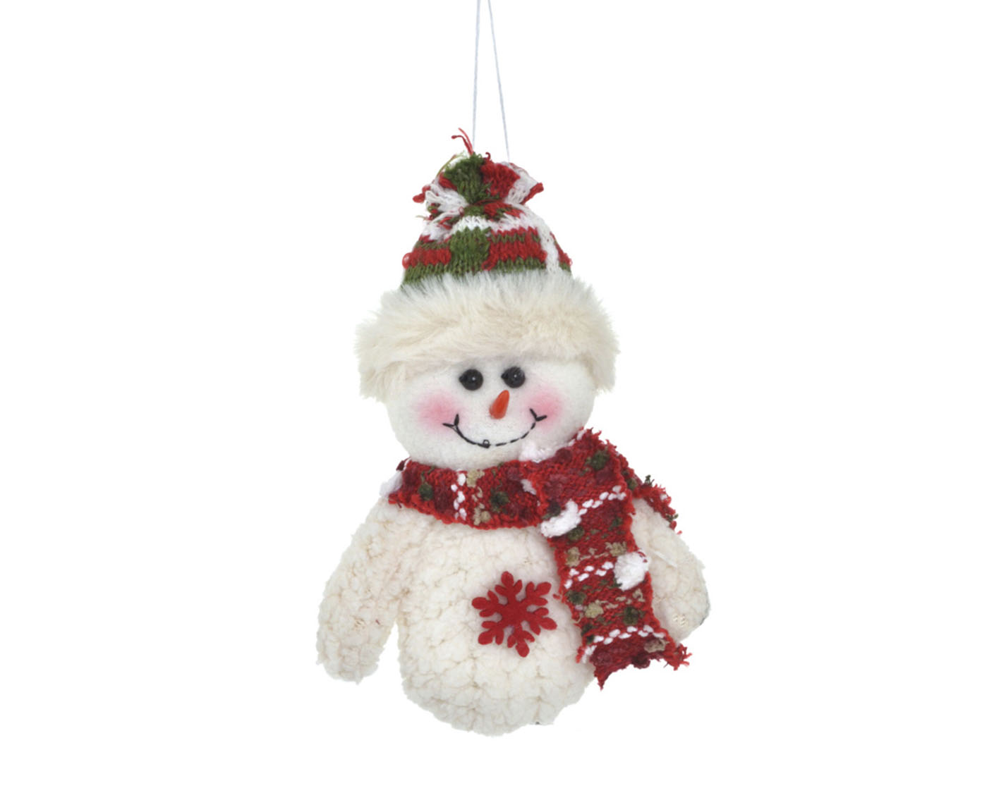 Enfeite para Pendurar Boneco de Neve Floco - image 0
