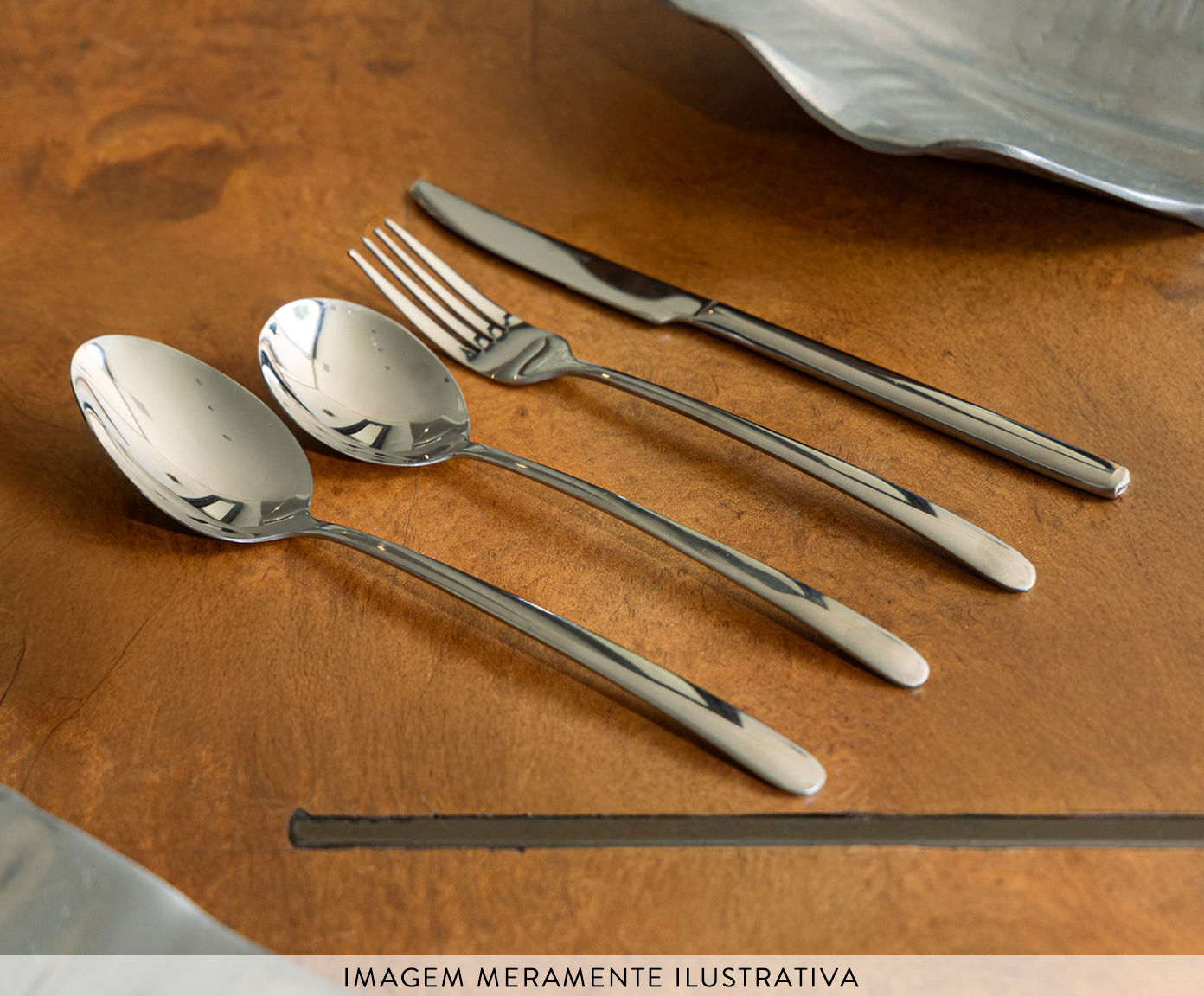 Faqueiro de A&ccedil;o Inox Viena image number 6