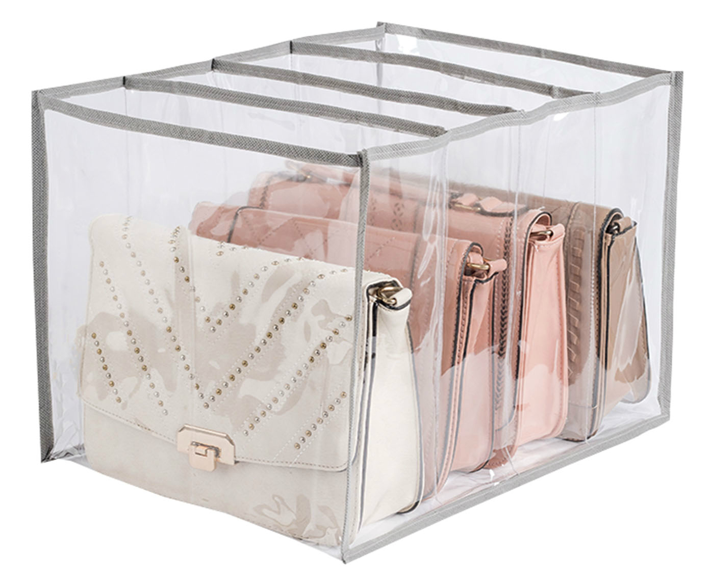 Organizador Colmeia Cristal Premium G1 Cinza - image 0