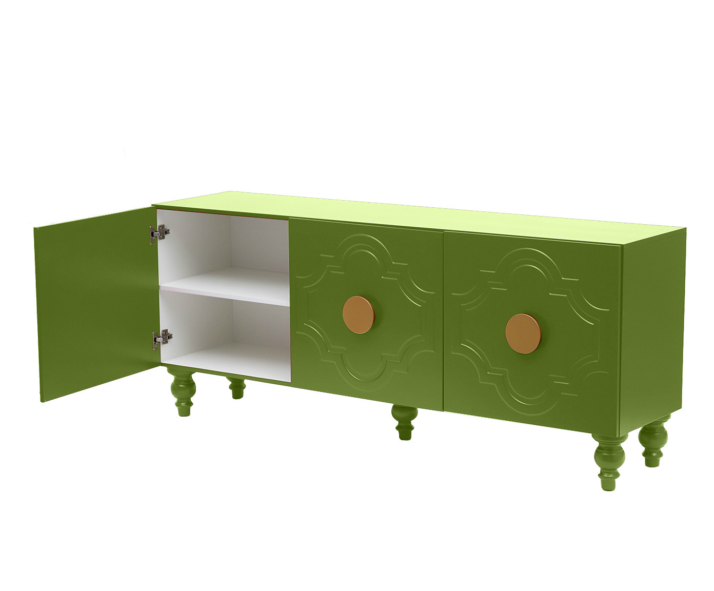 Balc&atilde;o Portal Three Olivedrab - Verde Musgo image number 6