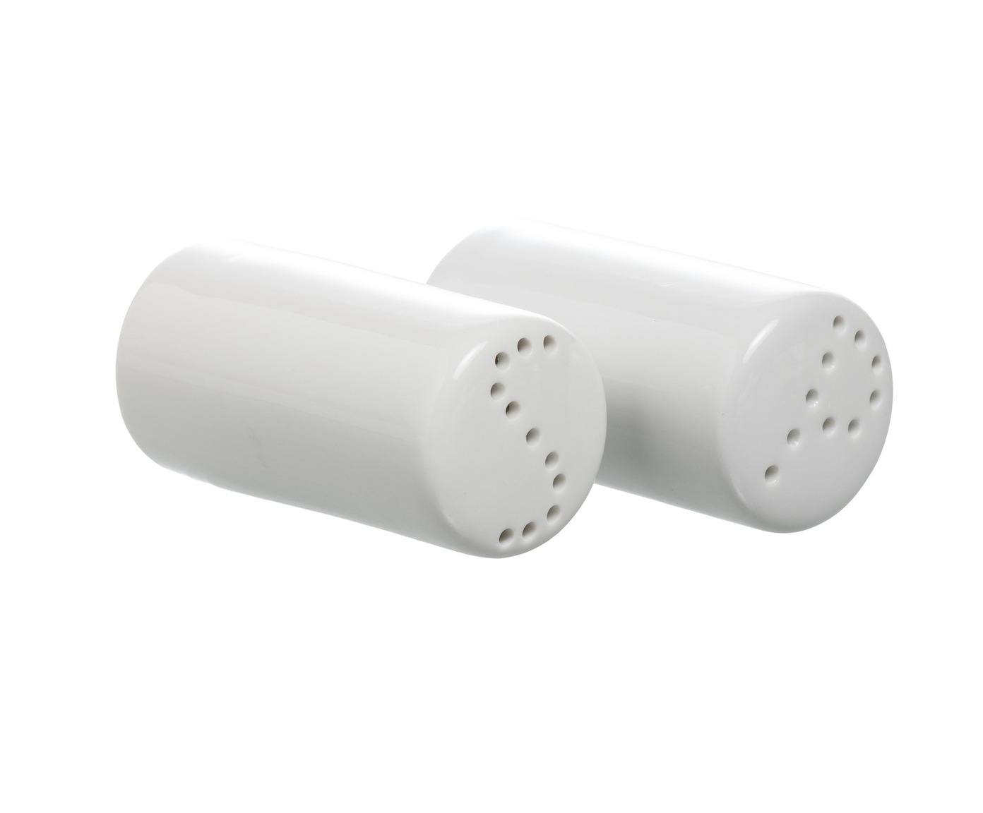 Saleiro e pimenteiro Blanc em porcelana branco - image 1