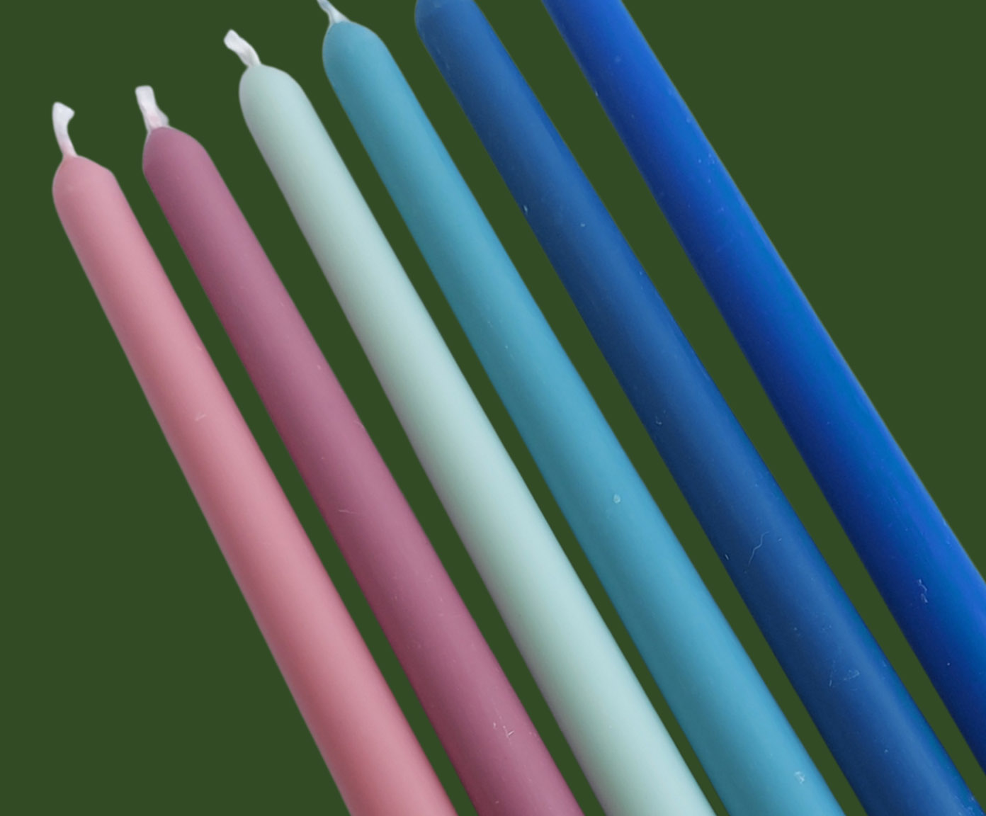 Velas para Casti&ccedil;al Mix and Match Ros&ecirc; e Azul - 6 pe&ccedil;as - image 1
