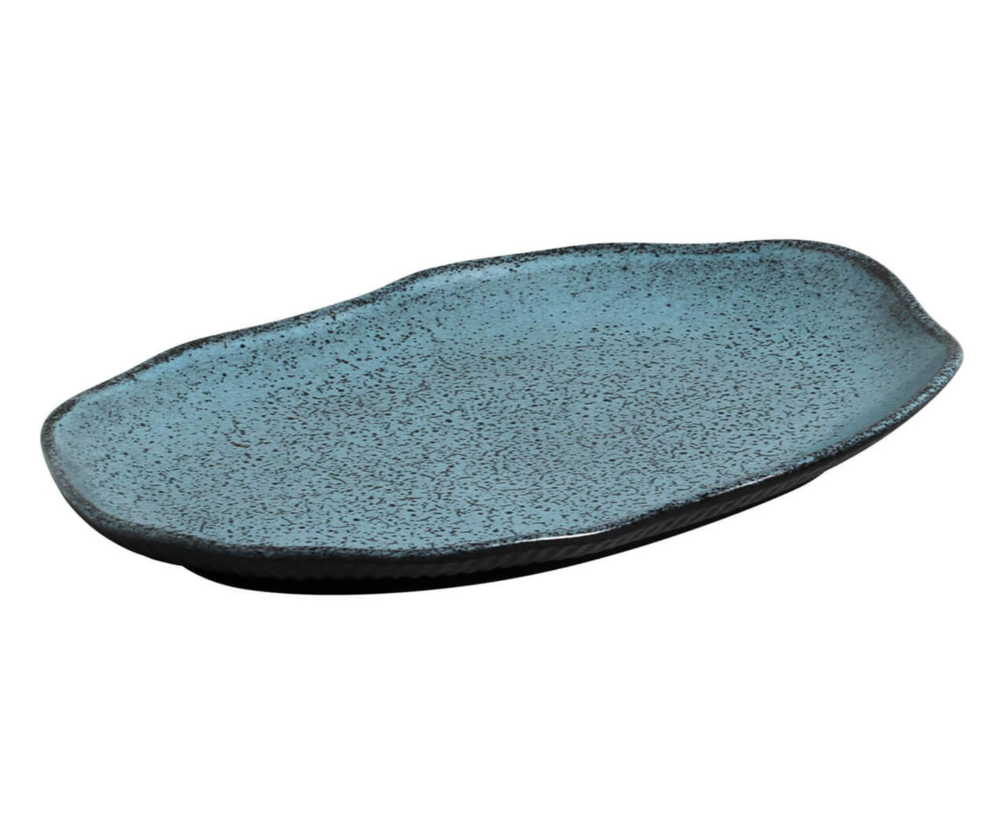Jogo de Travessas Oval Rasa M&eacute;dia Bio Night Sky Azul - image 1