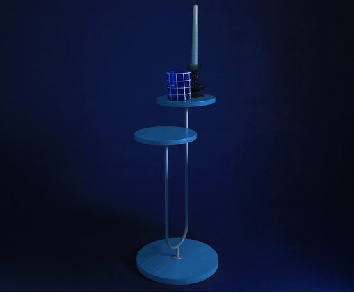 Mesa Lateral Bliss Azul Sky - image 1