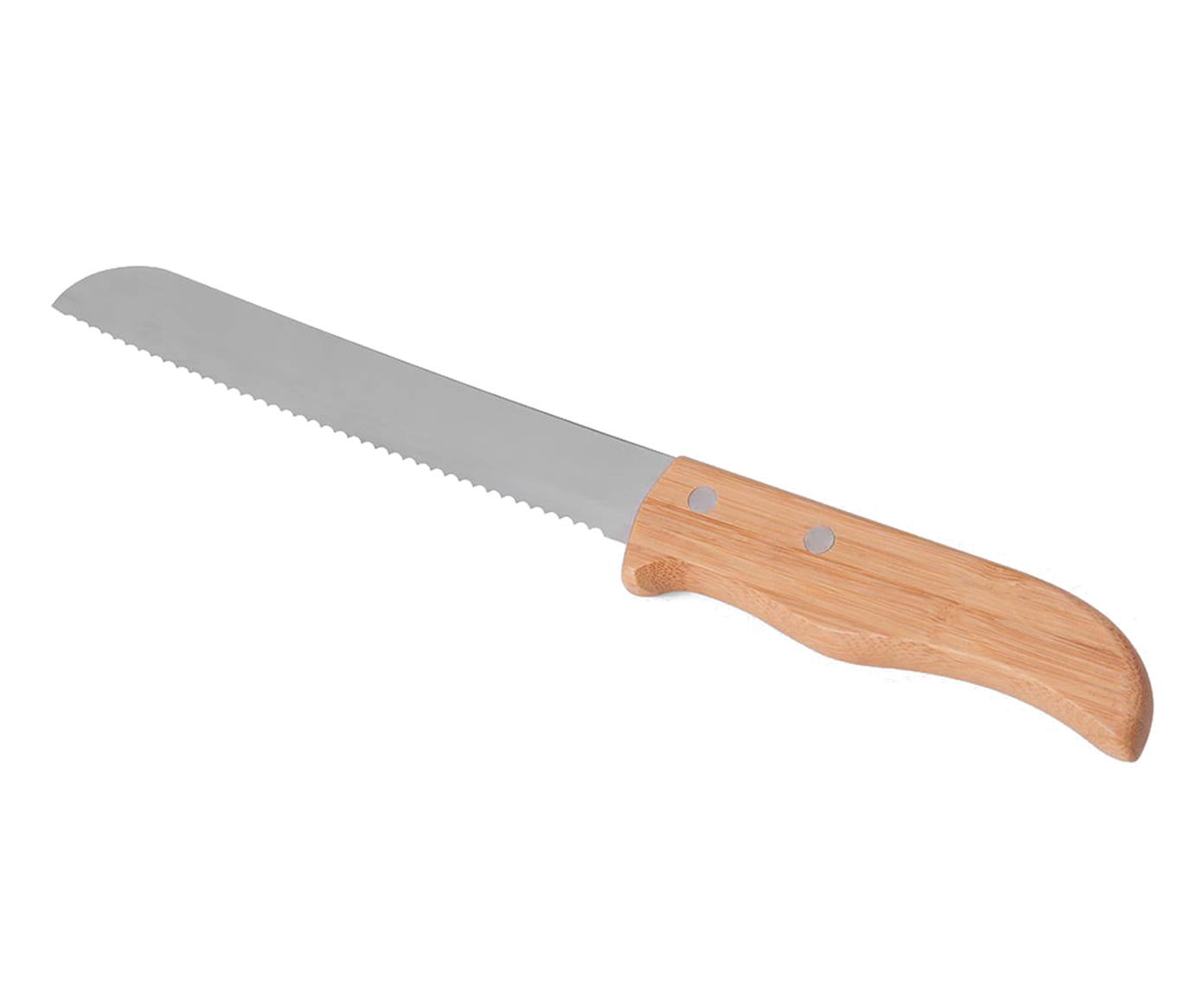 Jogo de Facas em Inox E Bambu Nadi image number 2