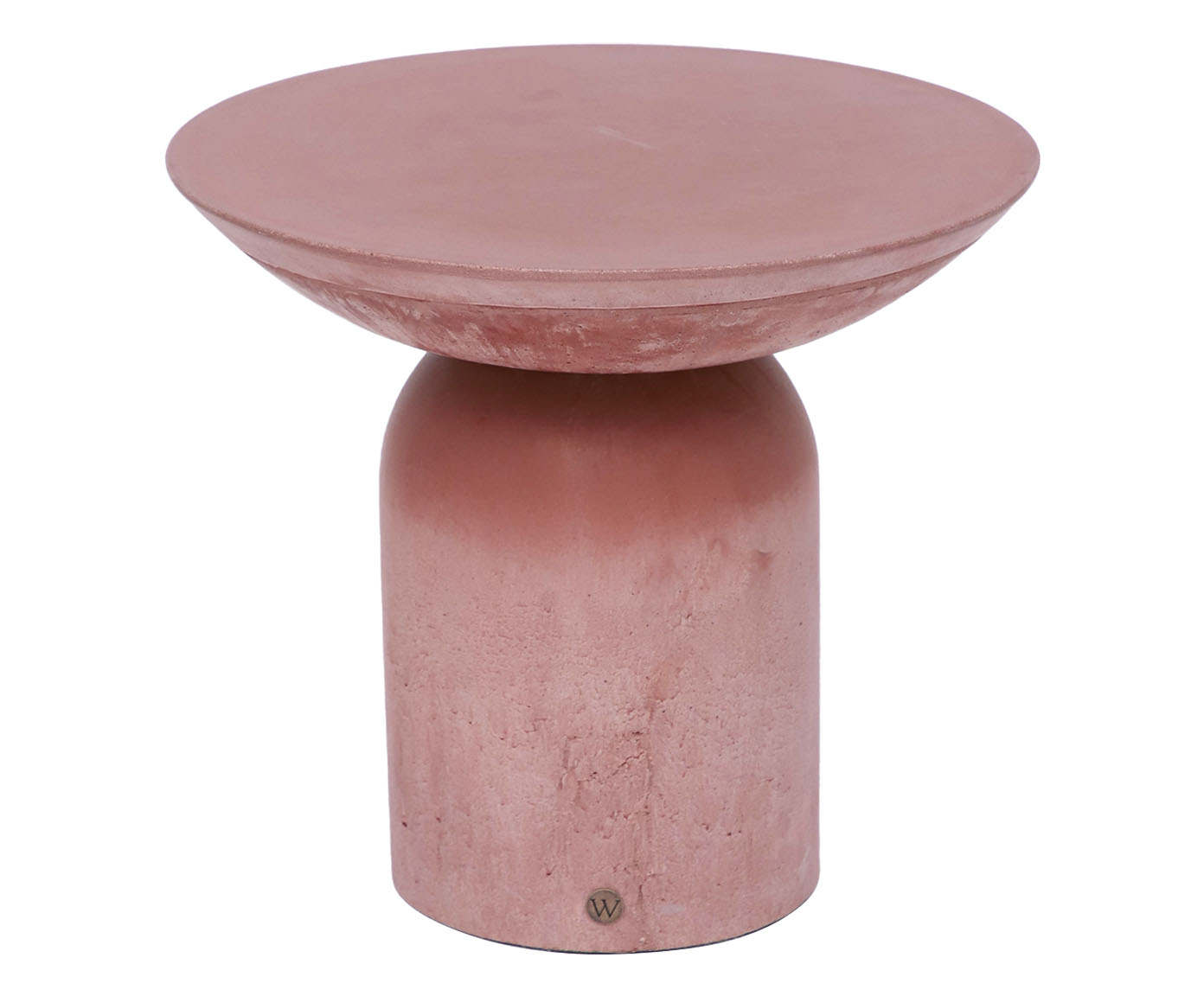 Mesa Lateral M&eacute;dia Brut em Concreto -  Terracota - image 1