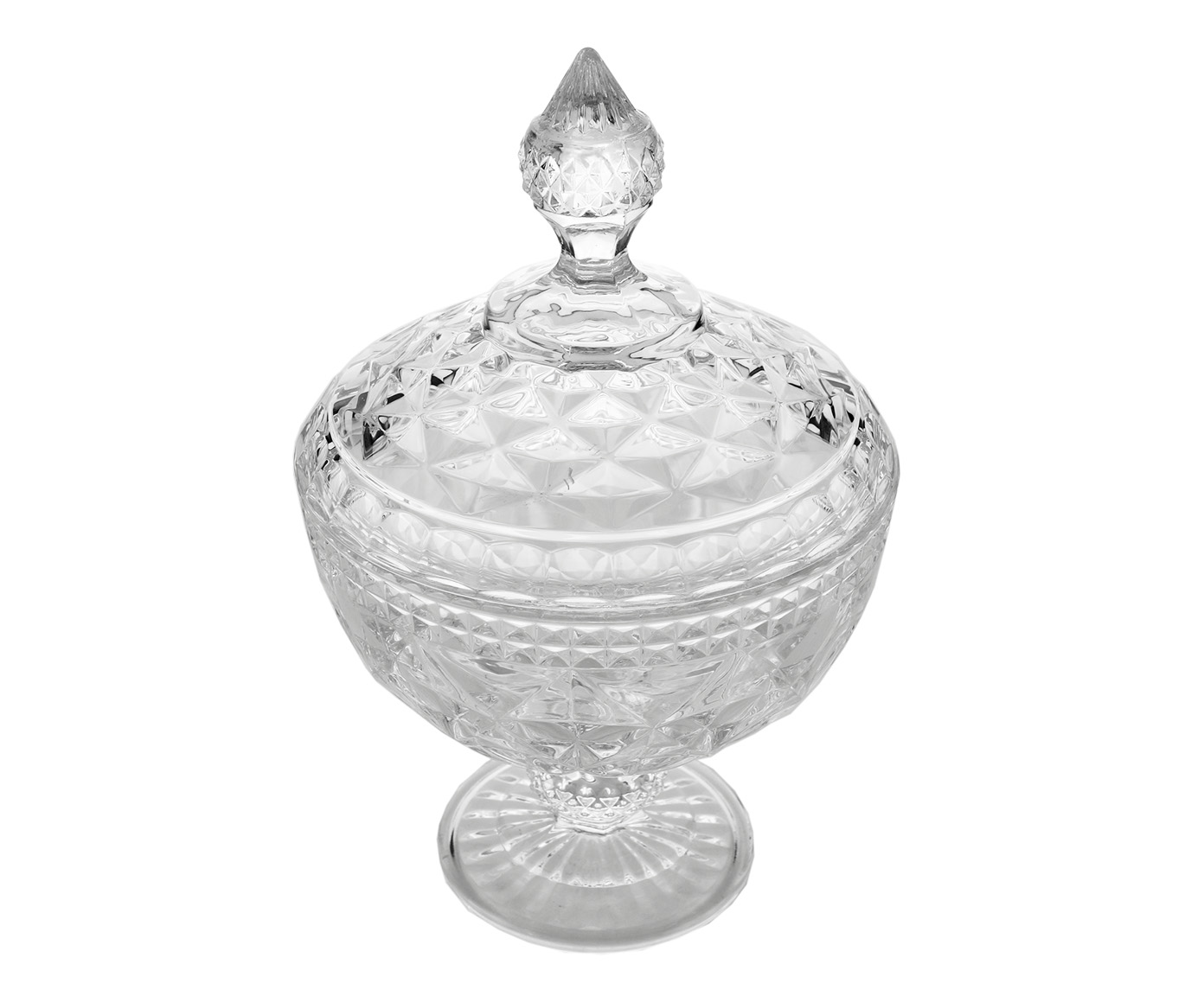 Bomboniere em Cristal Diamond Transparente - image 1