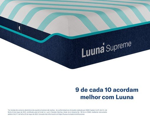 Colch&atilde;o Luuna Supreme Cooling Macio Solteiro - image 1