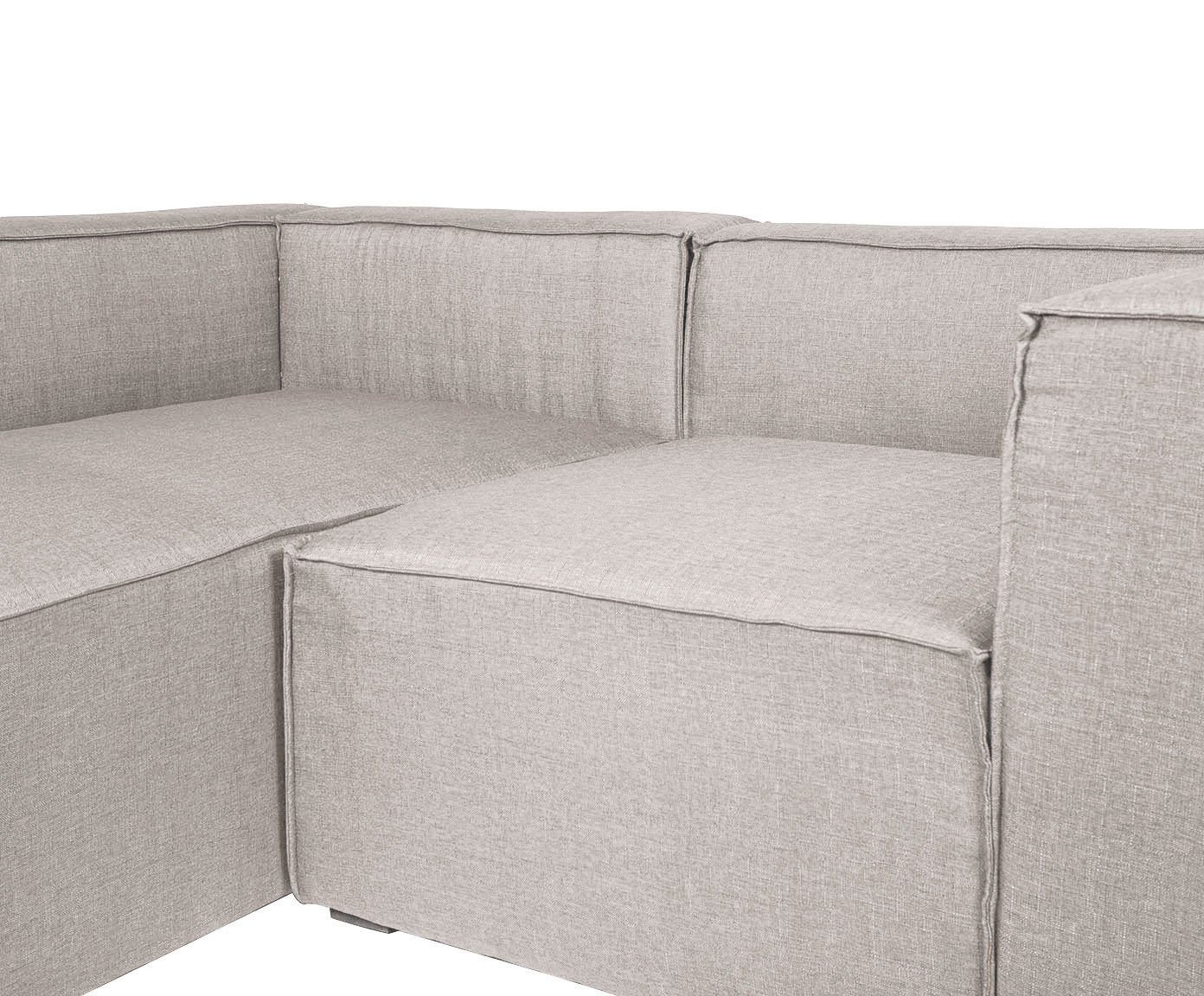 Sof&aacute; 2 M&oacute;dulos Chaise Esquerdo Mensa Fendi image number 4