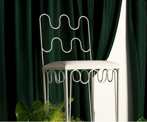 Cadeira Pop Indoor Ondas - Fendi image number 5
