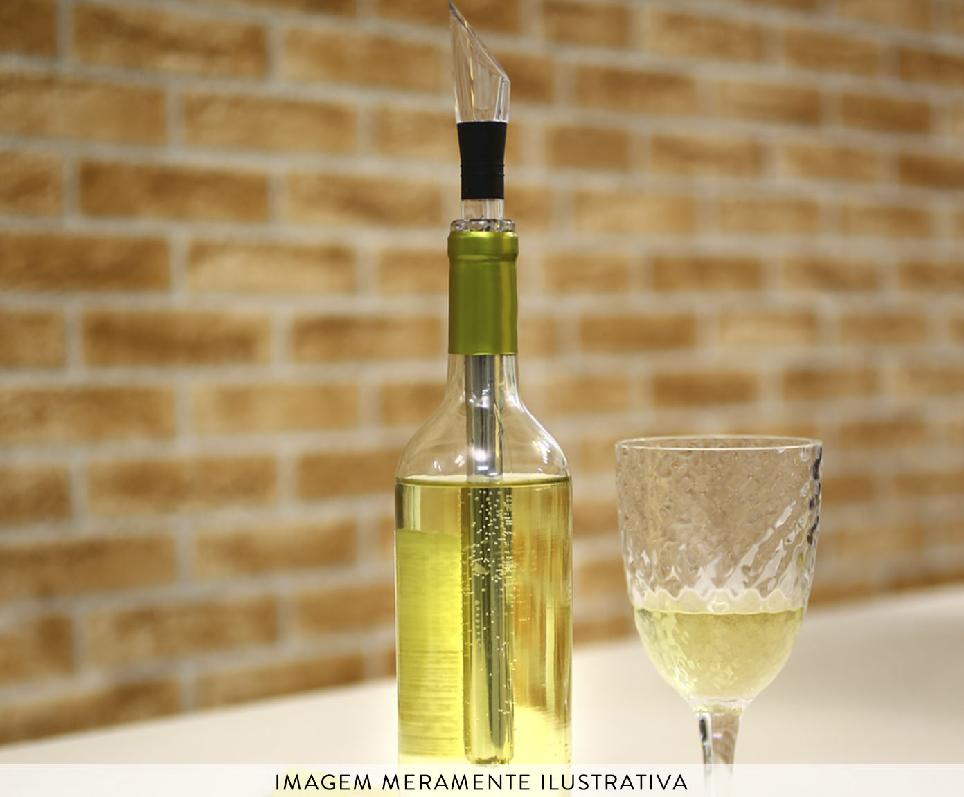 Bast&atilde;o em Inox para Resfriar Vinho Blister image number 2
