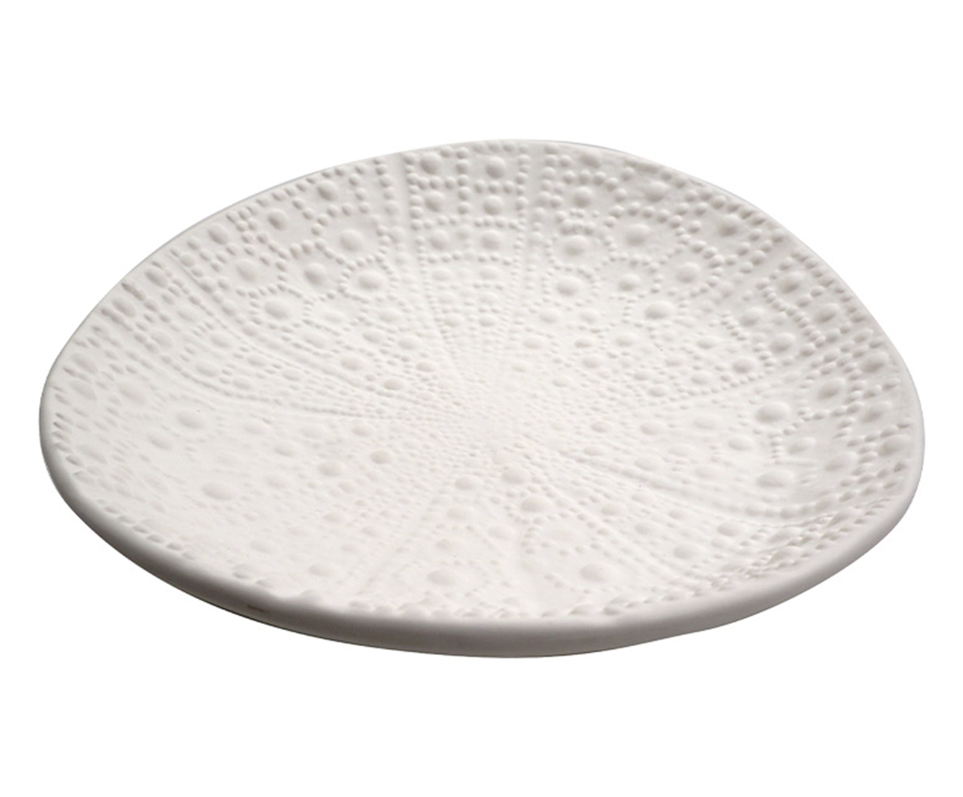 Bandeja Decorativa Biscuit Branca M&eacute;dia - image 0