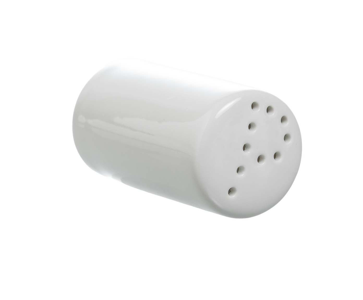 Saleiro e pimenteiro Blanc em porcelana branco image number 3