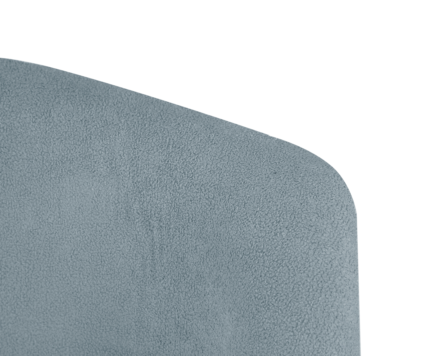 Cabeceira em Boucle Aveludado Smooth Azul image number 3
