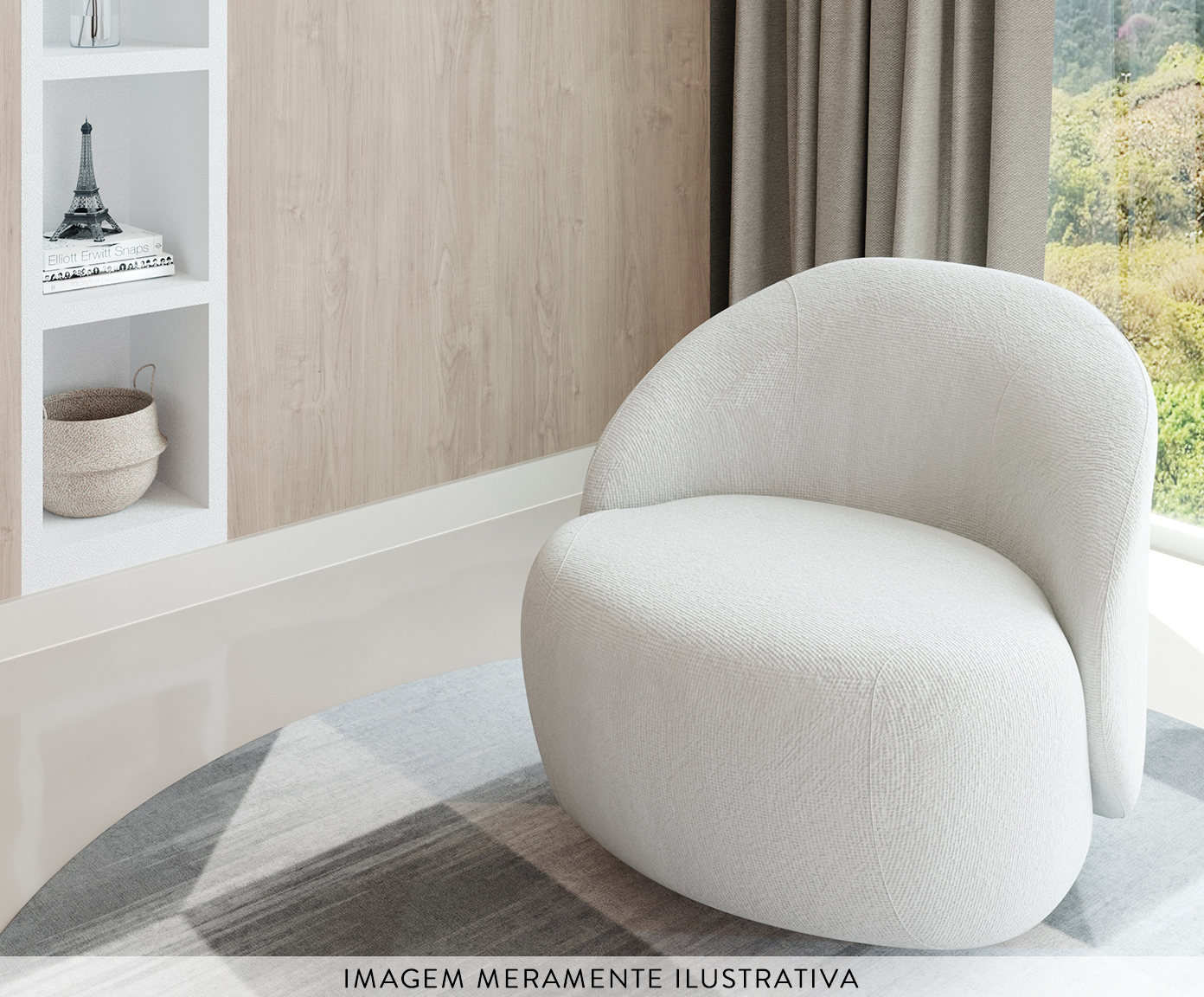 Poltrona Zoe Branca image number 2