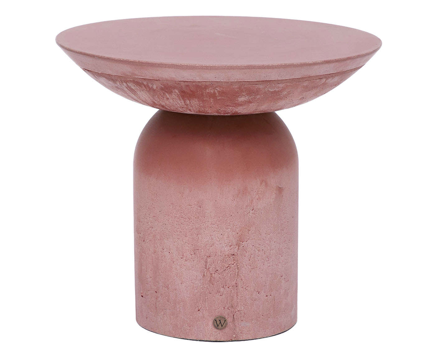 Mesa Lateral M&eacute;dia Brut em Concreto -  Terracota - image 0