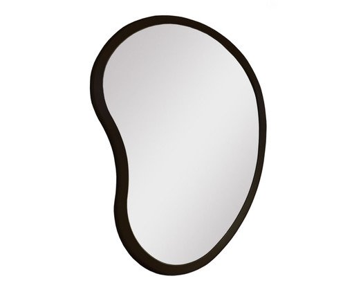 Espelho de Parede Org&acirc;nico Egg Preto image number 0