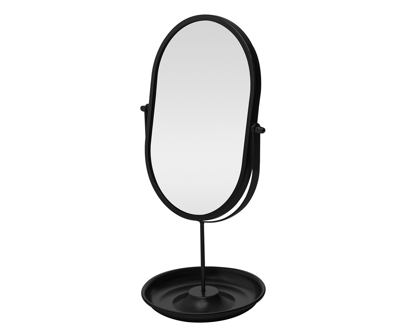 Espelho Girat&oacute;rio com Base Wolff Preto - image 1