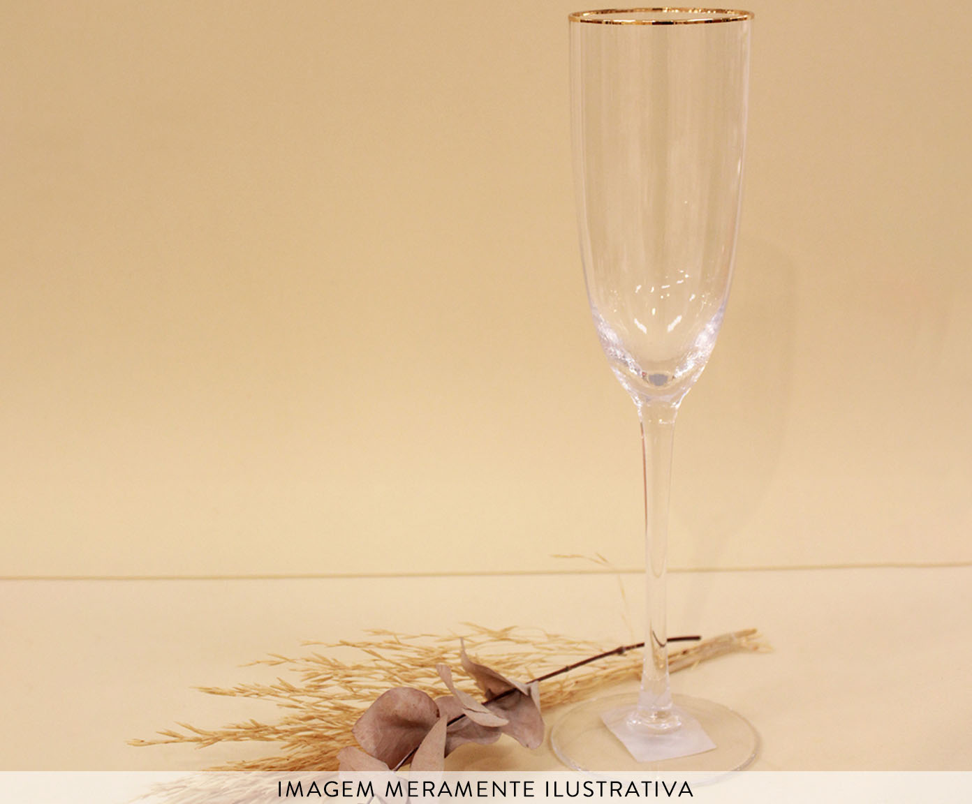 Ta&ccedil;a de Champagne Canelada Clear Glam - image 1