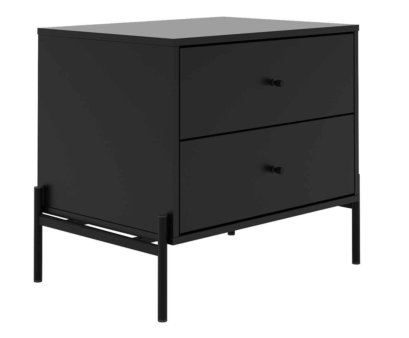 Mesa Cabeceira Jasper Preto Fosco - image 0