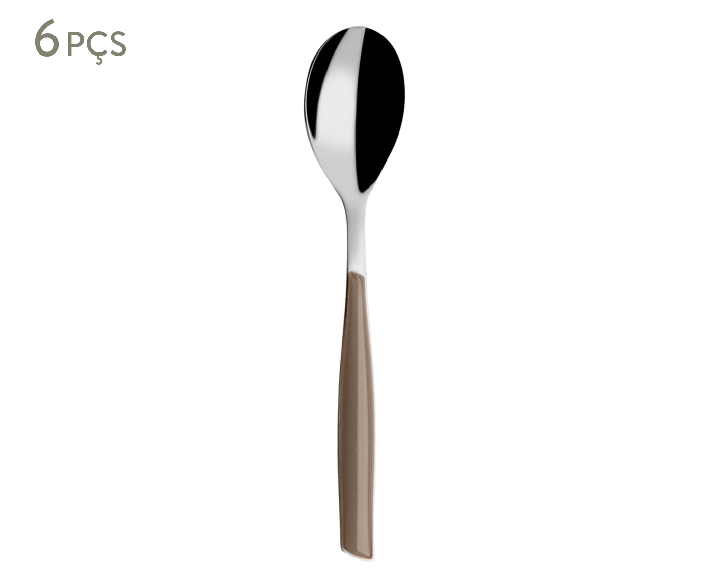 Jogo de Colheres para Caf&eacute; em Inox Tabaco Glamour Bugatti - image 0