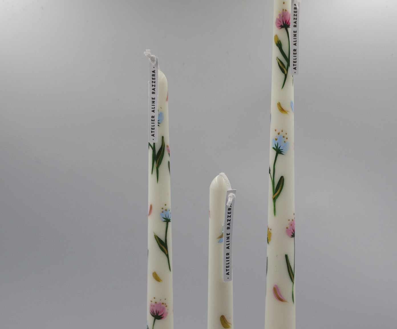 Velas para Casti&ccedil;al Flores - 3 pe&ccedil;as - image 1