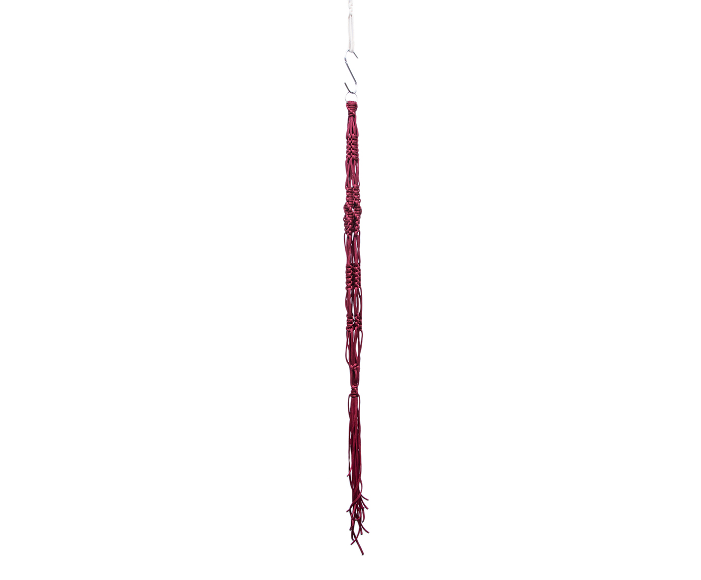 Hanger em Macram&ecirc; Dna Marsala - image 1