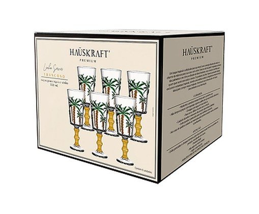 Jogo de Ta&ccedil;as para Vinho Coqueiro Verde image number 2